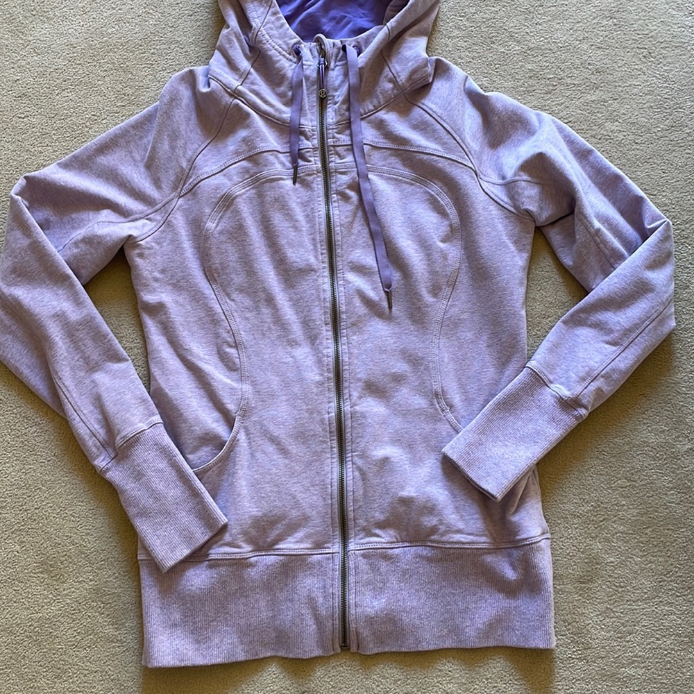 lululemon athletica Lavender Purple Full-Zip Hoodie